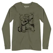 Acoustic Guitar Bear Long Sleeve T-Shirt