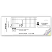 100059 Booked Retail Deposit Tickets 8 7/8 x 3 3/8"