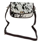 Angus Ridge Leather & Hair-on Bag Hide Purse