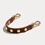 Annie Wristlet - Cognac/Gold
