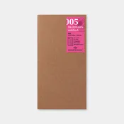 005 TRAVELER'S Notebook Regular - Refill - Free Diary Notebook