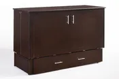 Sagebrush Dk Chocolate Cabinet Bed