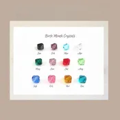 4mm Preciosa BIRTHSTONE CRYSTAL Add-On!