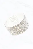 15 Strand Sparkling Rhinestone Stretch Bracelet