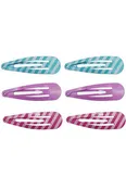 6 Pack Striped Snaps