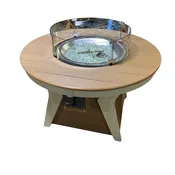 44" Round Dining Height Fire Table by Jonas