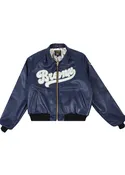 FLY GEENIUS X VANSON | BOMBER JACKET | BRONX - NAVY BLUE