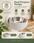 Adjustable Wall-Mounted Pet Bowl for Cats & Small Dogs