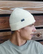 Deep Cuffed Beanie - Natural