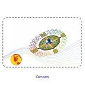Entrust Datacard 508808-002 DuraGard, OptiExpress(TM),  Laminate, 0.6 mil, "Compass" Full Card