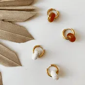 Aimée Hoop Earrings
