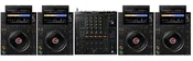 4x AlphaTheta CDJ-3000X + Pioneer DJ DJM-A9 Bundle