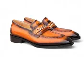 Carrucci Amber Patent Loafer - Cognac