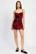 ASYMMETRICAL SHARKBITE HEM MINI SKIRT