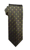 A-4 Skyhawk airplane silk tie in gold