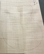 BBCT202 | Bargain Bin Figured Flame Maple Carve top | Grade 3A - 5A