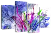 Abstract Flower Wall Art