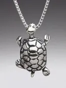 Alice - Mock Turtle Charm - Sterling Silver