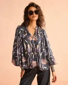 Anouk Blouse in Demiere Borealis by Omika