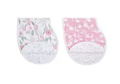 Aden + Anais Burpy Bibs (2 Pack), Ma Fleur