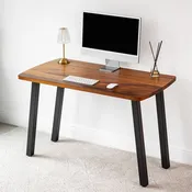 Extra Deep Solid Walnut Computer Desk – 46″/48″/60″