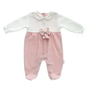 Andywawa-AC23144-PINK-ROMPER VELVET FAIRY