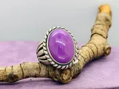 Carolyn Pollack Cab Phosposiderite Cable Ring