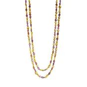 60 Inch Citrine Bead Necklace