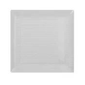 10.25 in. Clear Zen Design Plates | 10 Count