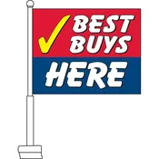 Best Buys Here Car Flag