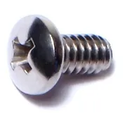 10-24 X 3/8 Stainless Steel Phillips Pan Head Machine Screws - 18-8 Coarse Thread