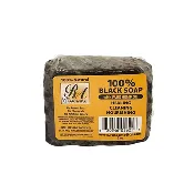 100% African Black Soap Bar w/ Hemp Oil