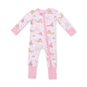 Angel Dear Bamboo Romper - Princess Unicorns and Castle