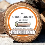Urban Lumber Company Gift Certificate — The Urban Lumber Company