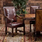Bailey Boot Stitch Leather Dining Chair