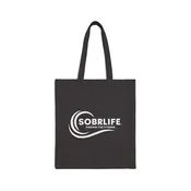 SOBRLIFE Cotton Canvas Tote Bag - Drown The Stigma