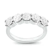 Design Your 5 Stone Wedding Band Setting