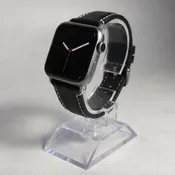 Black Alligator-Grain Leather Strap