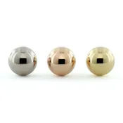 18K Gold Ball End
