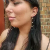 Linear Luxe Earrings: Day Edition