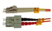 0.3m LC-SC Duplex Multimode 62.5/125 Fiber Optic Cable