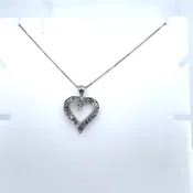 10KT Diamond Heart