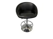 Black Leather Stools X3 Set - Nick's Upholstery