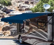 Carefree Travel’r 12V Patio Awning with Acrylic Fabric