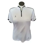 Abacus White Short Sleeve Women's Golf Top w/Black Accents Size XL MSP$75
