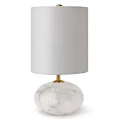 Alabaster Mini Orb Lamp