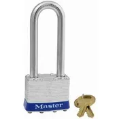 1-3/4 In. Keyed Laminated Padlock, 2.5-In. Long Shackle