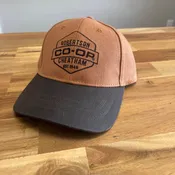 Brown Canvas Hat