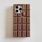 3D Cartoon Chocolate Hello Kitty Rilakkuma Soft Silicone Phone Case