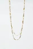 3 in 1 necklace with different type of beads